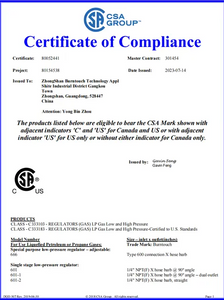  Certificate of Compliance 